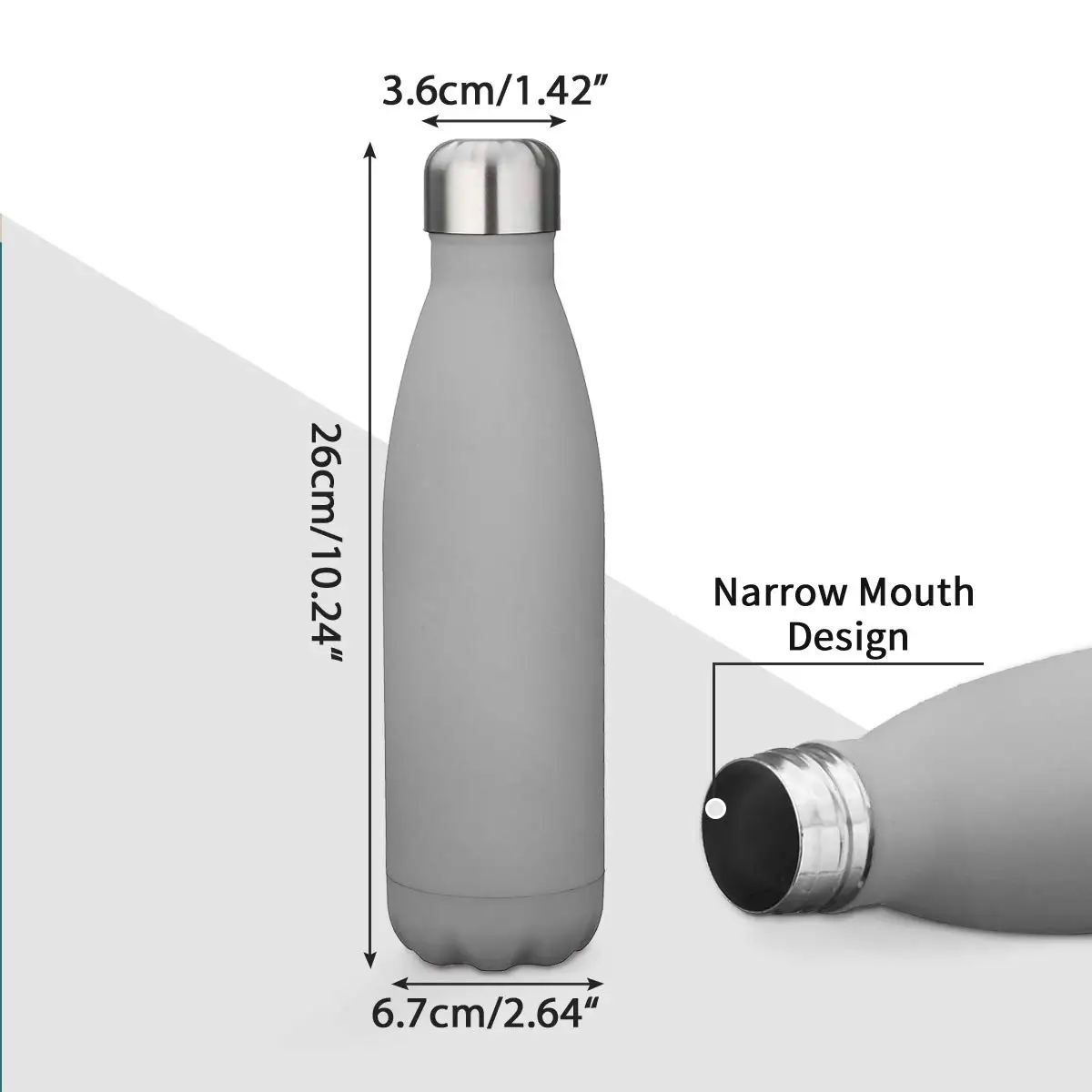 Portable 750ml stainless steel bottle 1 litre liter for Summer Outdoor Sports Camping Hiking Cycling