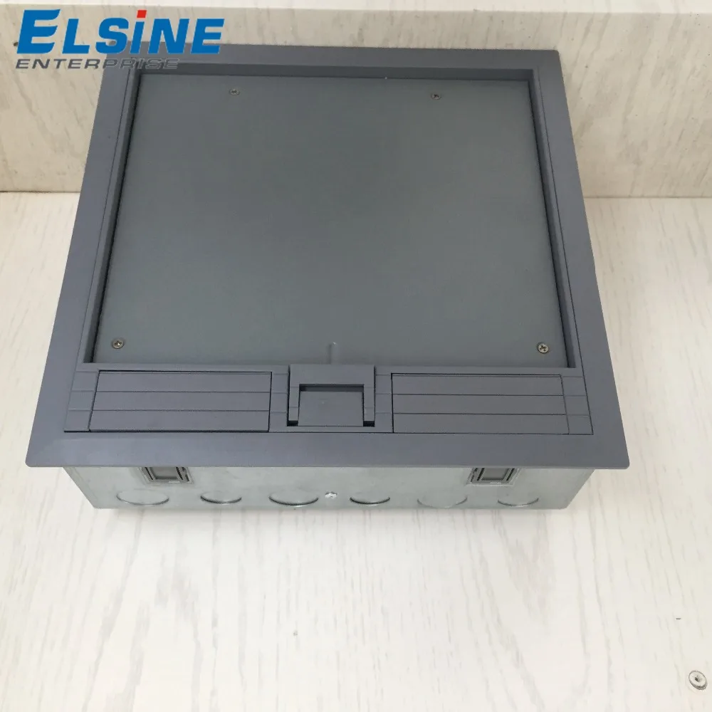 RJ45 And 2 gang 13A Sockets Plates waterproof electrical raised floor underground service box