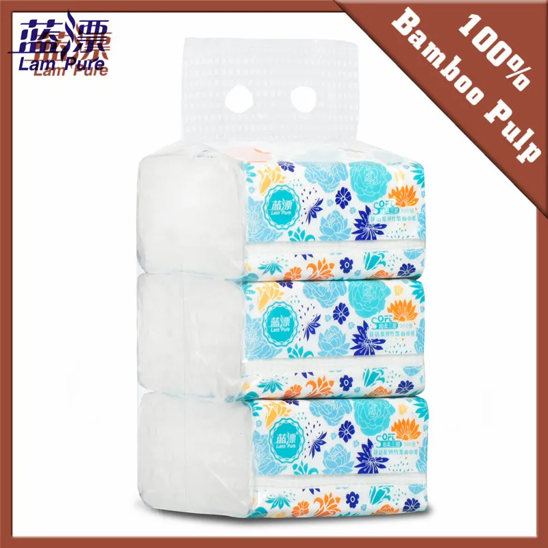 Ultra Soft Paper Bamboo White 3ly Facial Tissue