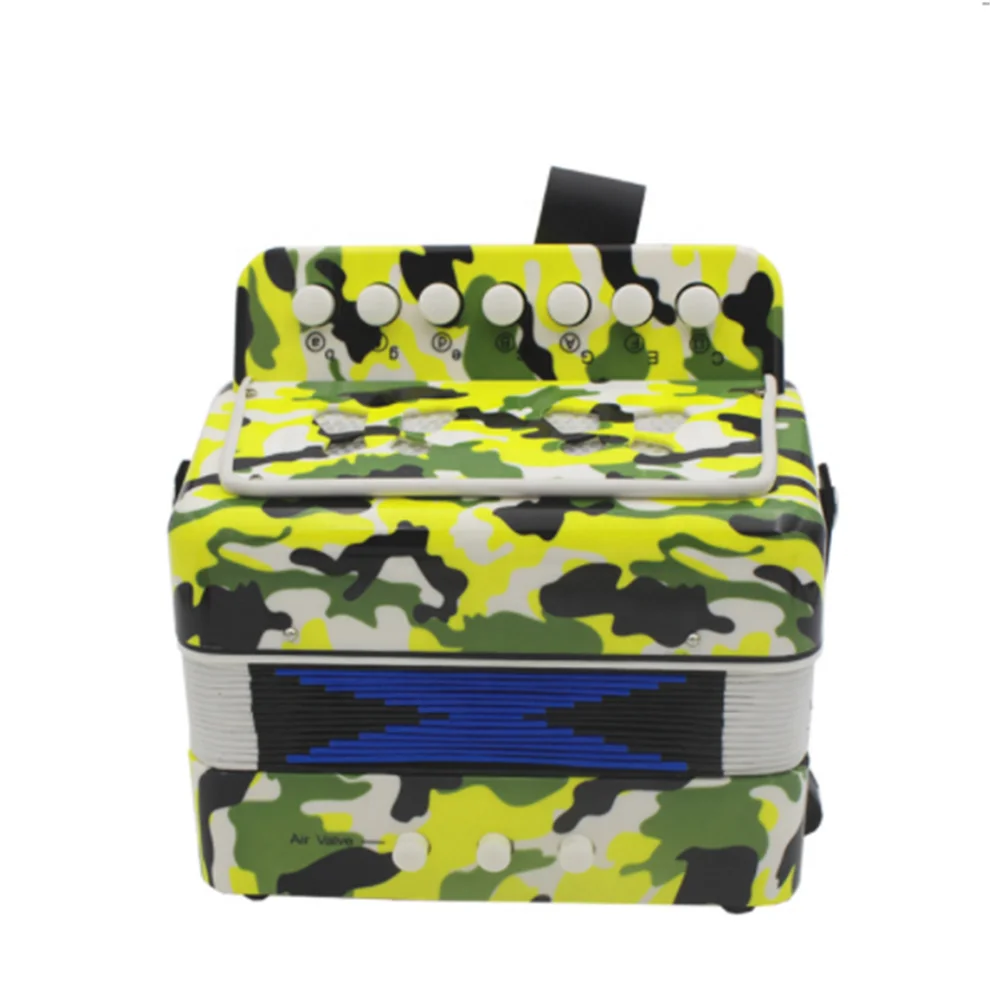 Новый стиль, 7 клавиш, 2 баса, цветные детские музыкальные инструменты, игрушки, аккордеон, оптовая продажа