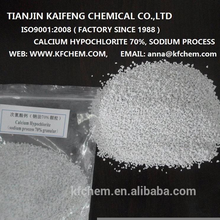 calcium hypochlorite 70%min with factory supply