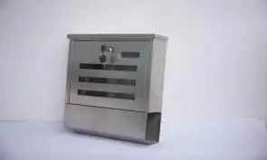Modern customized wall mounted stainless steel mailbox