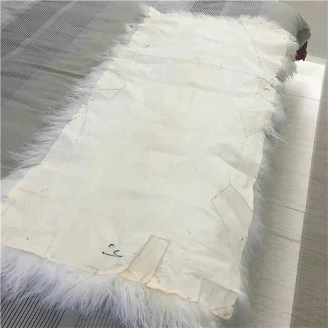 60*120 см монгольский длинный мех из козьей кожи