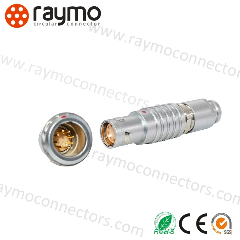 Connector B K S series Push pull Circular Connector with Multi-core from 2 to 32 pins