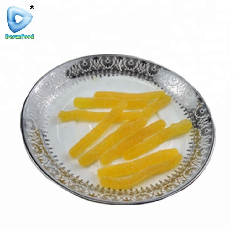 Delicious fries shaped jelly gummy halal candy