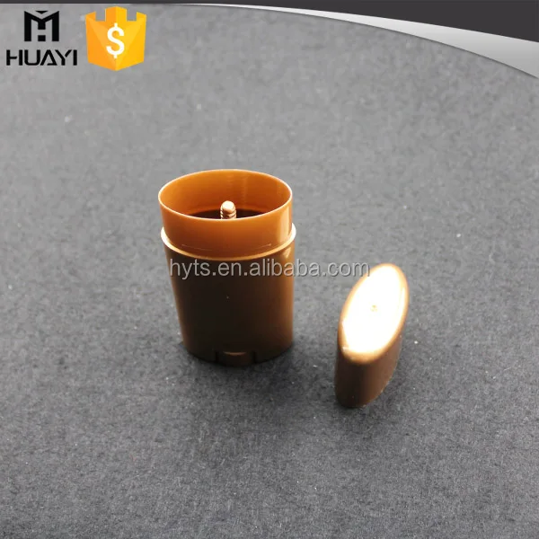 15ml 40ml 50ml 75ml oval shape plastic colorful stick deodorant container