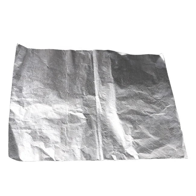 
disposable aluminum silver foil paper sheets 500sheets 