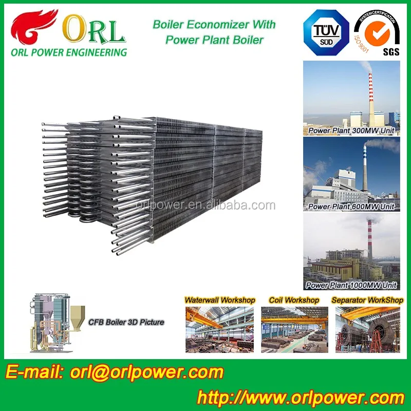 100 тонн SA210A1 котла запасные части котла экономайзера для газовой промышленности