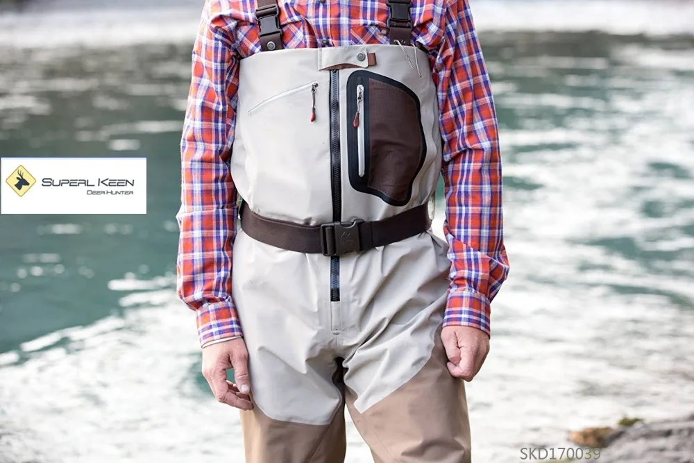 Outdoor Fly Fishing chest Waders Medium Waterproof Sonic Weld waterproof waders breathable waders