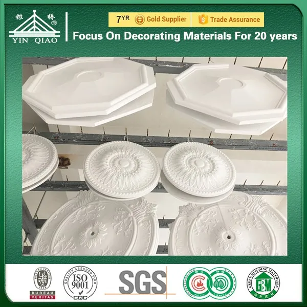 Gypsum Moulding Decorative Accessories Plaster Applique For Wall