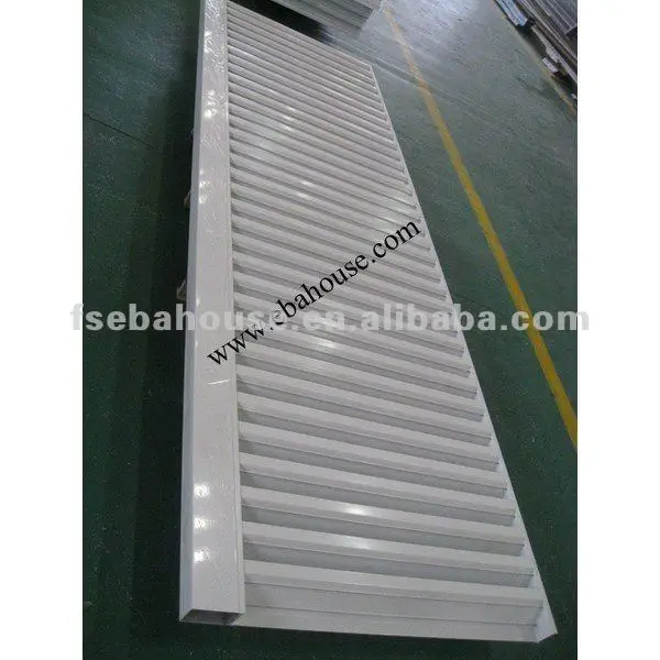Durable Aluminum louver vertical CE aluminium sun louver sun shade aluminium louvers