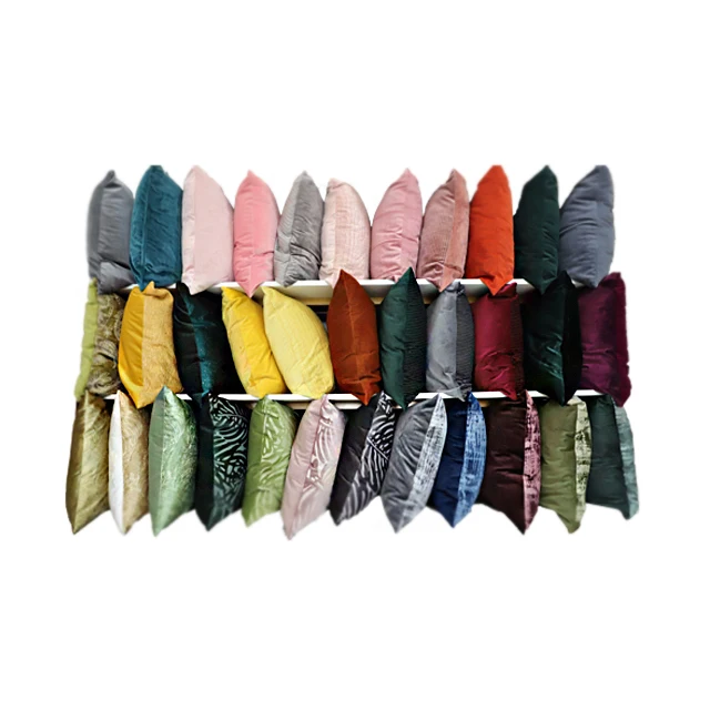 Velvet Ottoman stool with Foam fillings made in chnia cheap seat meditation cushion floor sofa outdoor massage cover