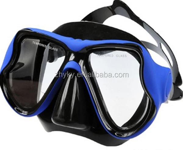 
Silicone Scuba Diving Equipment Mask Snorkel Glasses Set With Anti Fog Goggles 