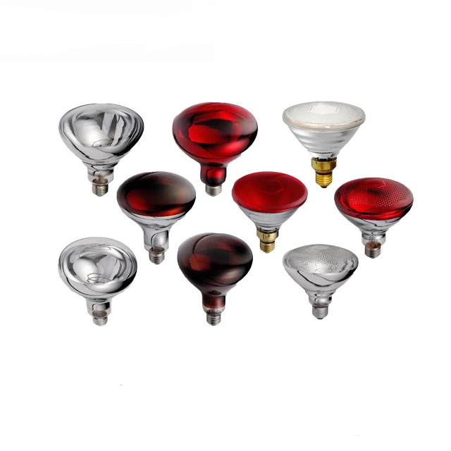 Profession BR38 150W E27 Infrared Carbon Panel Heater Lamp For Animals