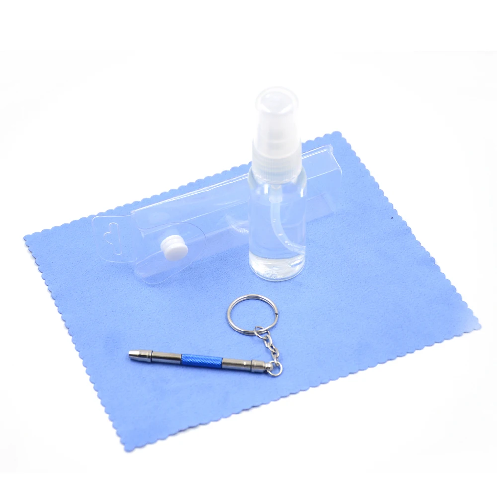 Custom multifungsional lens cleaning kit spray cleaner for glasses