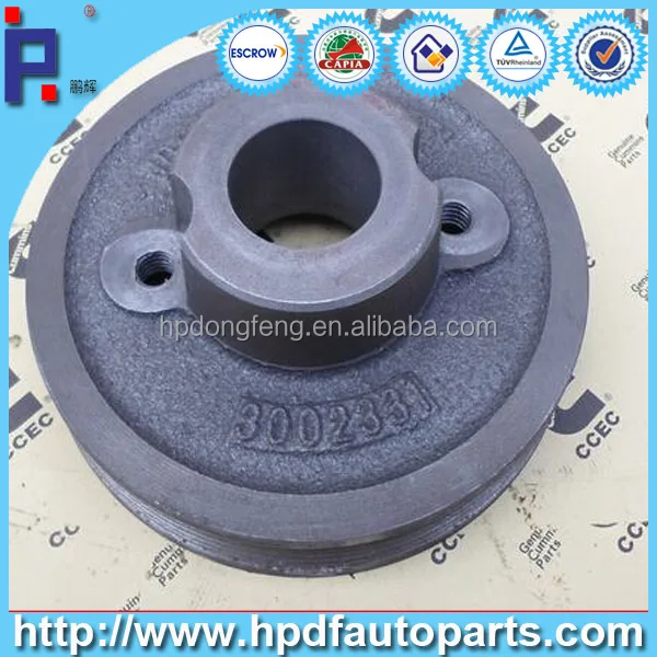 High performance CCEC diesel engine part alternator V belt pulley FOR K19 ENGINE 3002331