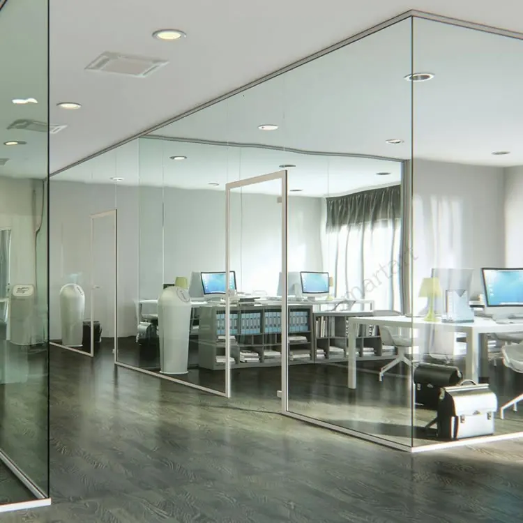 SmartArt new design office use aluminum alloy glass partition