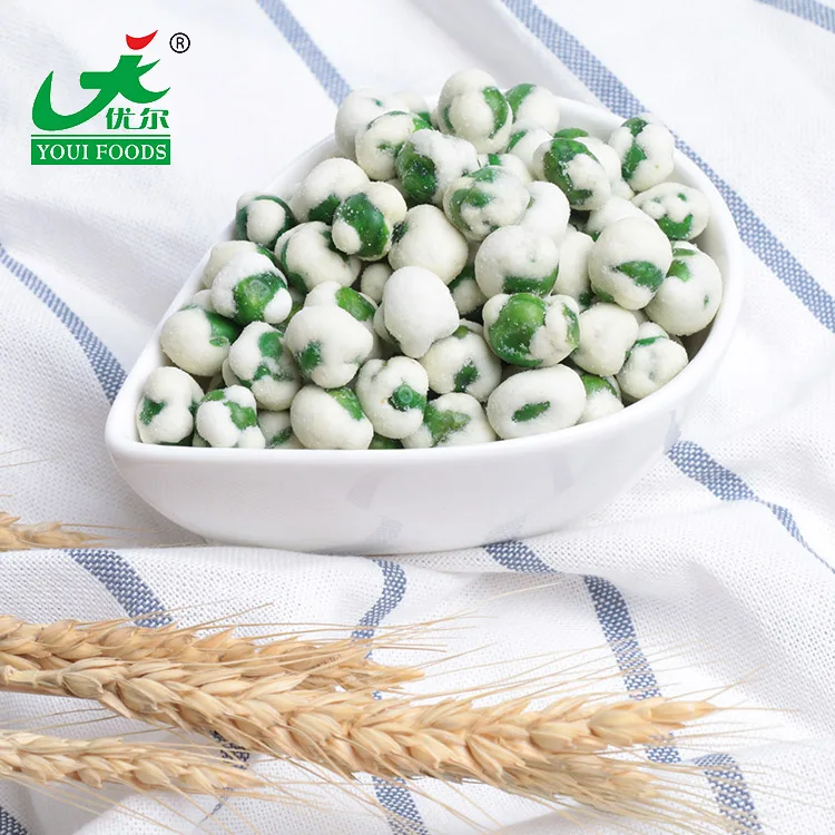 High quality  fried kosher  salted green peas snacks for sale