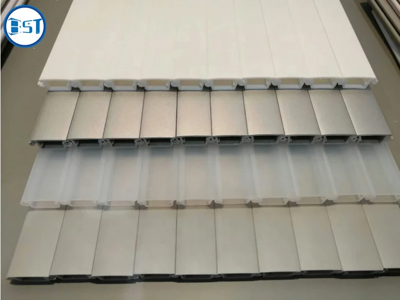 Plastic Extrusion Profiles PVC ABS Slats RV Cabinet Plastic Roller Shutter Doors for Furniture