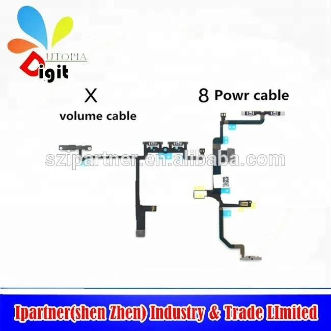 On Off Power And Volume Flex Cable for iPhone 8/8 Plus Volume Button Power Flex Cable