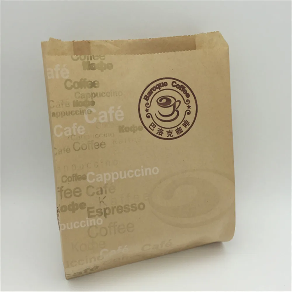 Custom Size white paper sandwich bag roll