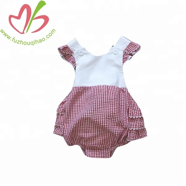 
wholesale seersucker baby bodysuit romper baby clothes newborn romper baby girl bubble 