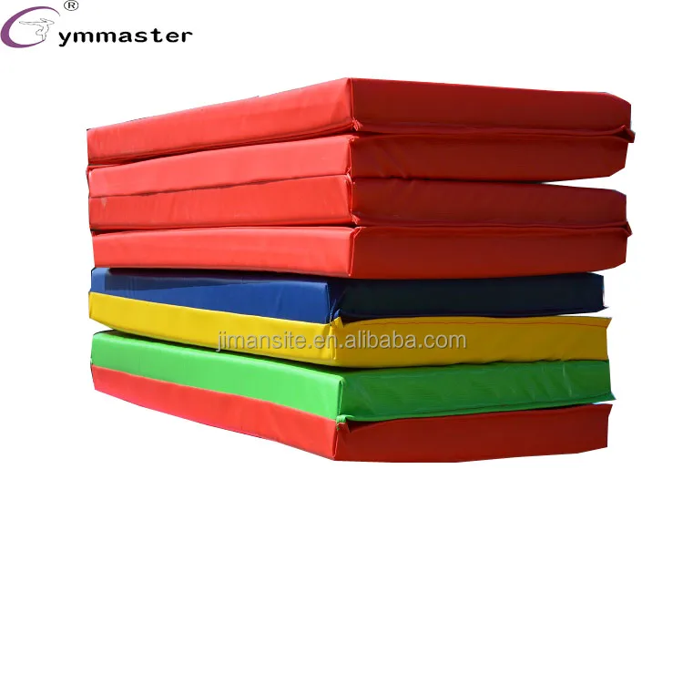 Складной коврик для гимнастики из ПУ кожи, 4x8x2