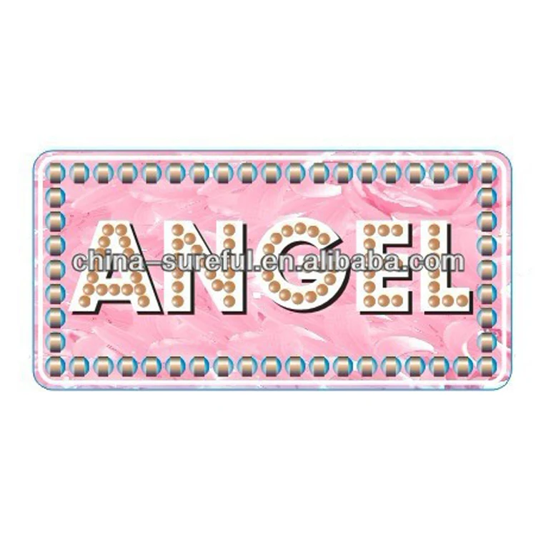 Decorative license plate, blank tin sign printing, vintage tin signs