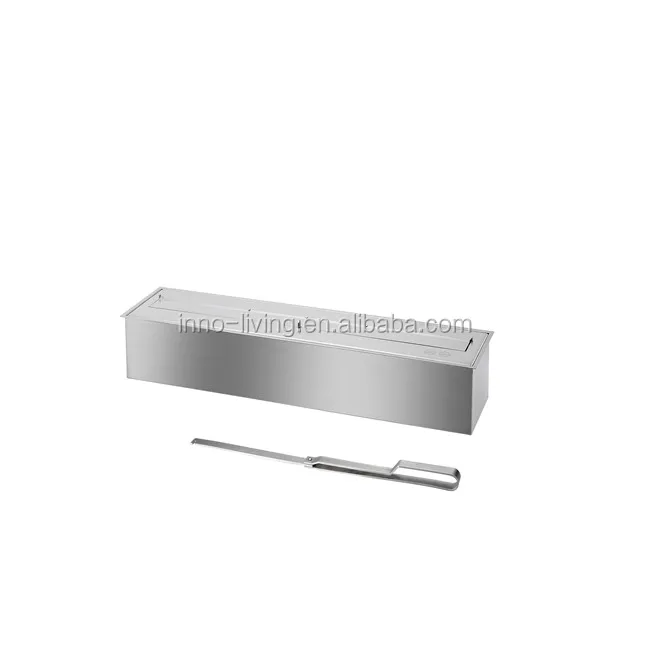 24 inch manual stainless steel etanol kamin