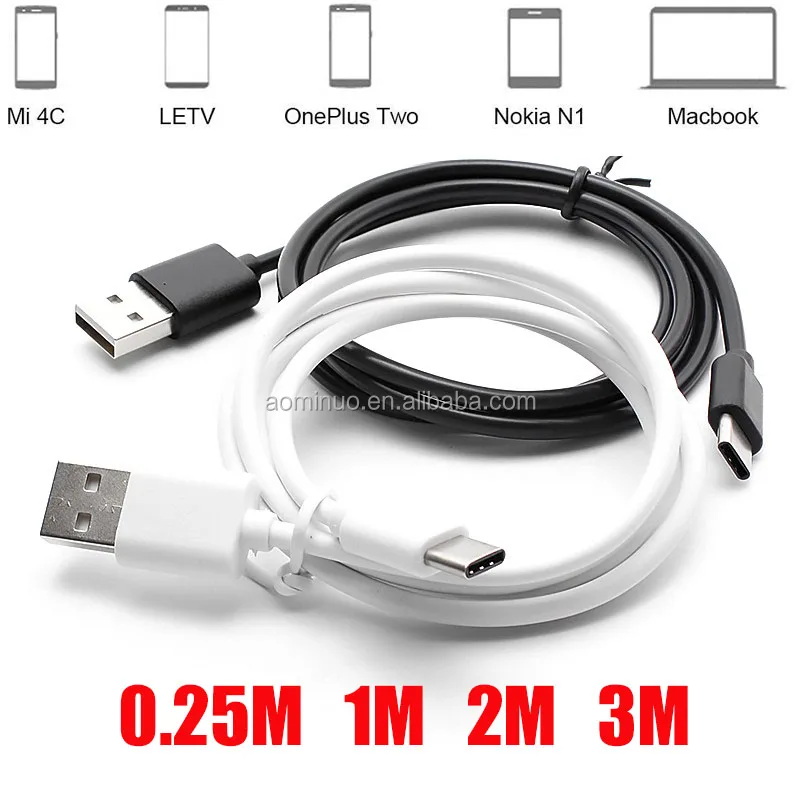 hot selling usb type c type-c connector cable for OnePlus 2 ZUK Z1 mobile phone