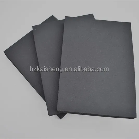 nbr/pvc closed cell black rubber foam insulation