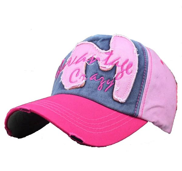 Adjustable Unisex Fashion Blank Vintage Distressed Washed Cotton Baseball Cap Dad Hat wholesale custom embroidery washed dad cap