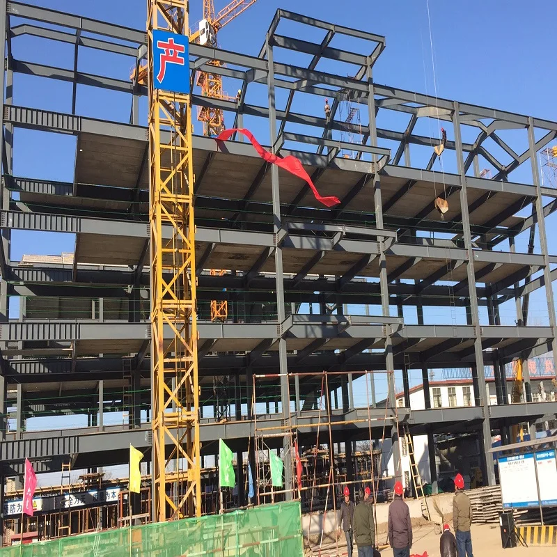 Multi storey school building steel frame