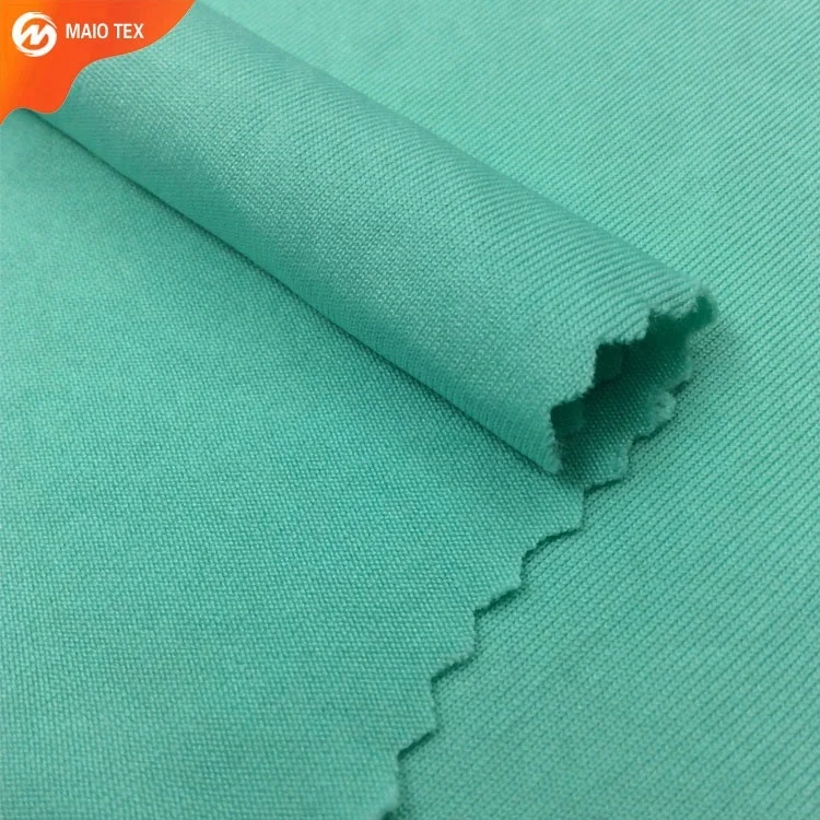 
manufacturer knitted stretch 94%polyester 6%spandex elastane single jersey dty fabric for apparel 