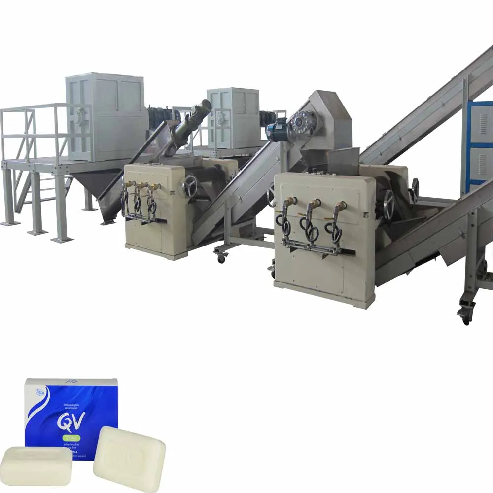 Three roll mill triple milled machine for soap grinder in soap finishing line  making machinery