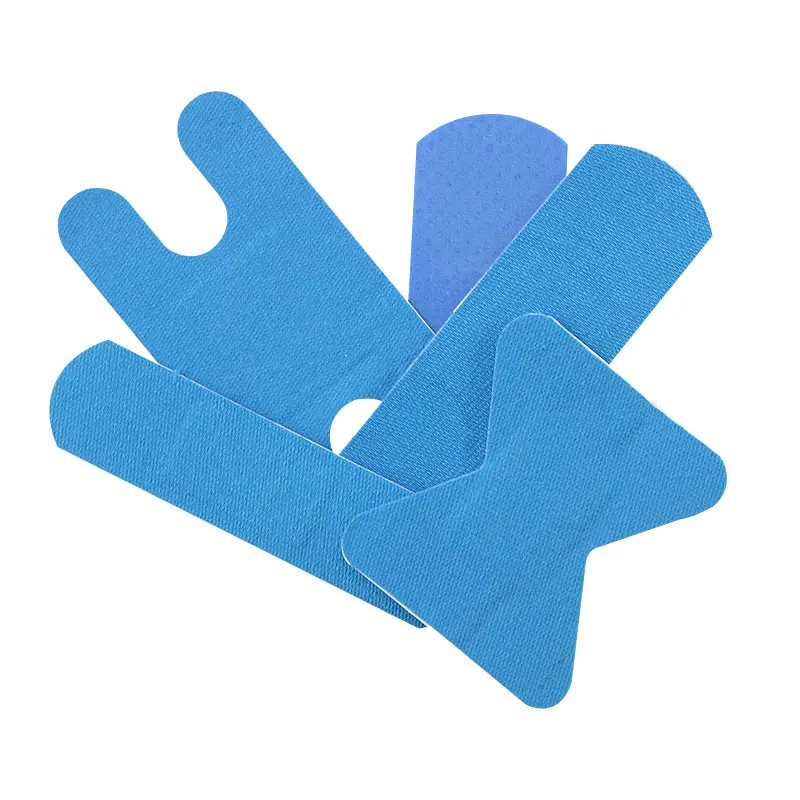 Manufacturer OEM hypoallergenic waterproof medical blue metal detectable band aid food processing plaster with CE ISO13485