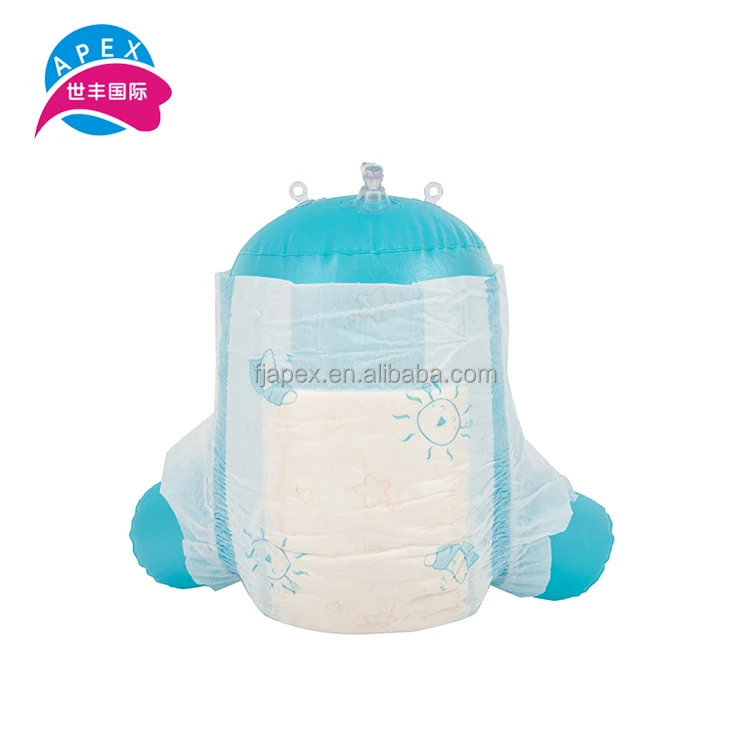 Comfortable leak guard disposable stock lots cloth like beauty  washable baby diapers