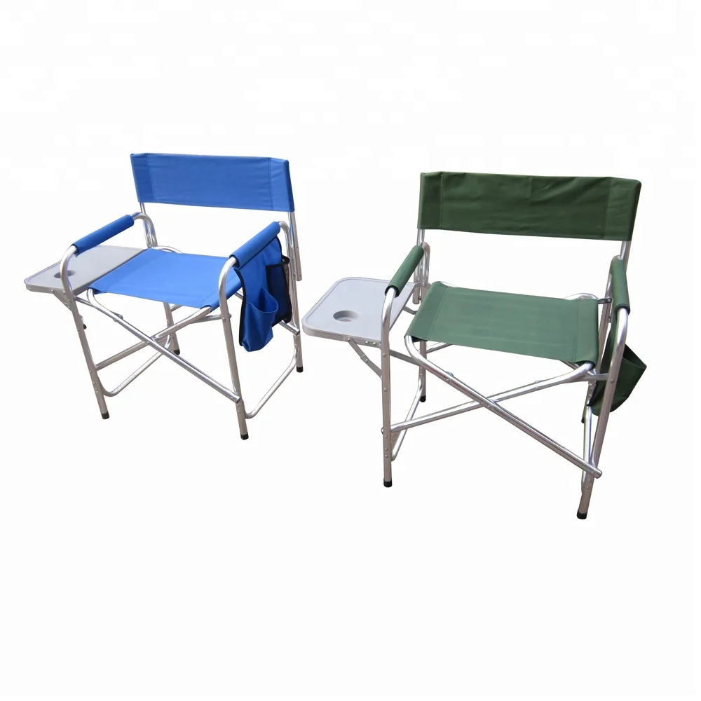  Portable Tall Aluminum Folding Director Chair
