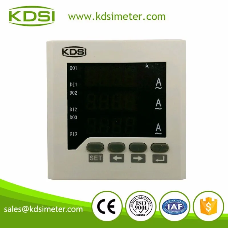 KDSI BE-80 3AA Цифровой 3 Фазы Амперметр Индикатор Метр С Выходом