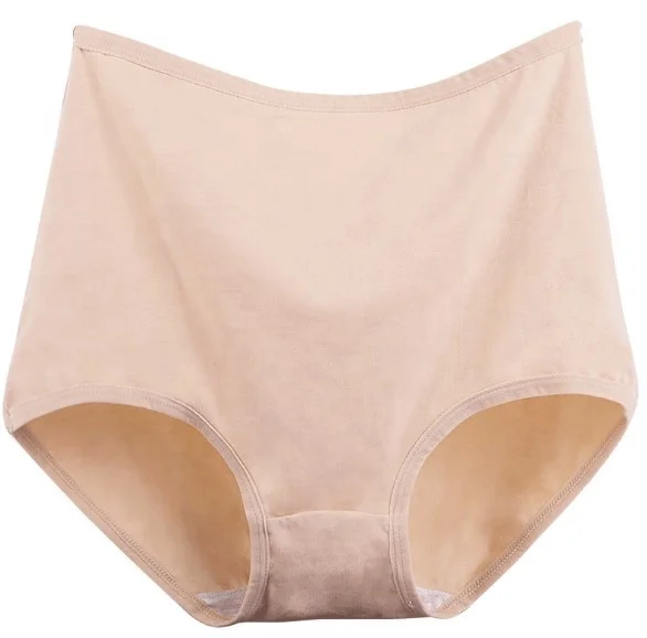 Hot big size female underwear soft high waist breathable european granny wear panties