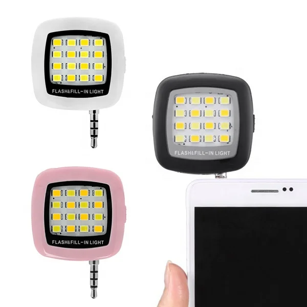 
outdoor Led camera strong Light Selfie Fill flashing Light 16 LEDS Flash Fill Light 