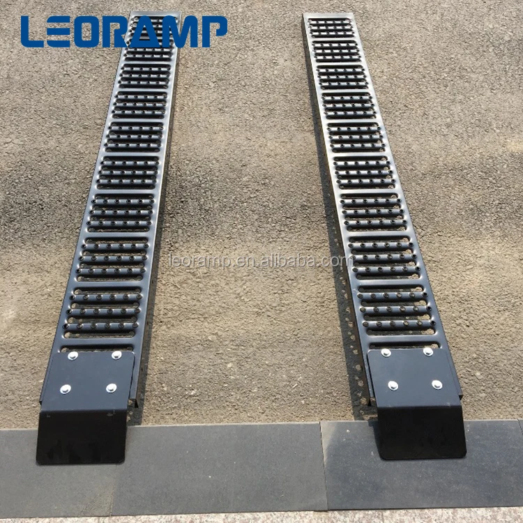 
ATV black lawnmower lifting truck trailer van steel aluminum loading ramp 