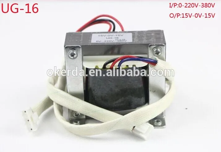 Ug16 инвертор сварочный трансформатор входной 0-220v-380v выход 15V-0V-15V