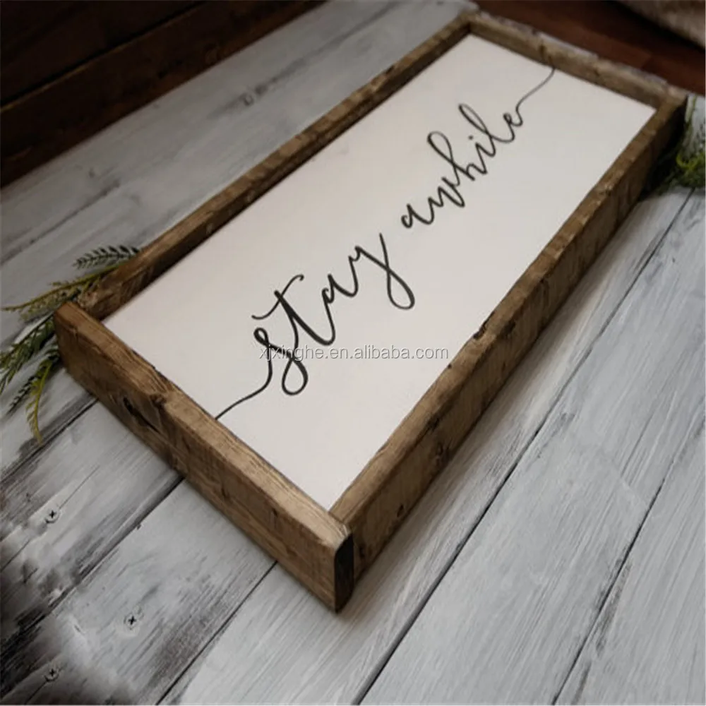 
hand painted Vintage Sign Country wooden sign for Home Decor 