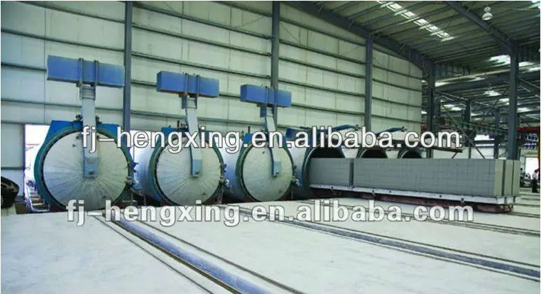 AAC Autoclave areated concrete block production line