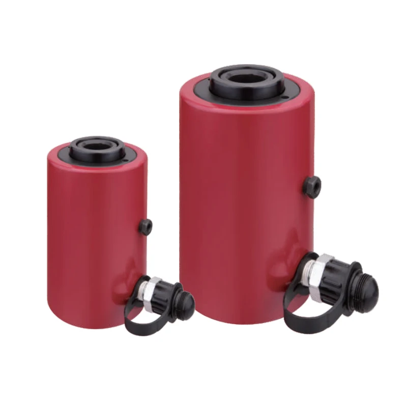 RCH short telescopic single acting hydraulic lift jack ram cylinder