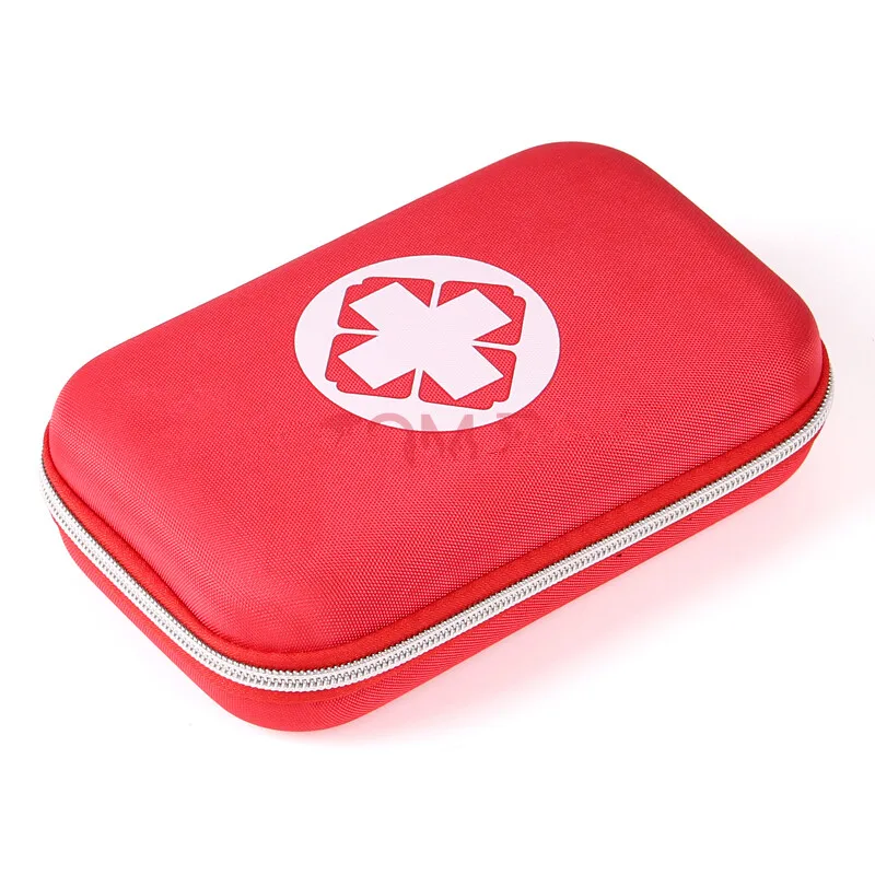 
BEST First Aid Kit Emergency case Red Hard Case with White Cross Perfect for Camping, Sports, Survival, Home, Car, Hunting, Co 