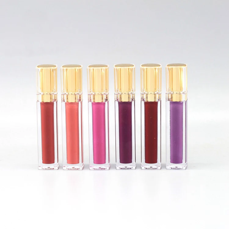 free sample custom your logo nude matte private label lip gloss liquid lipgloss set