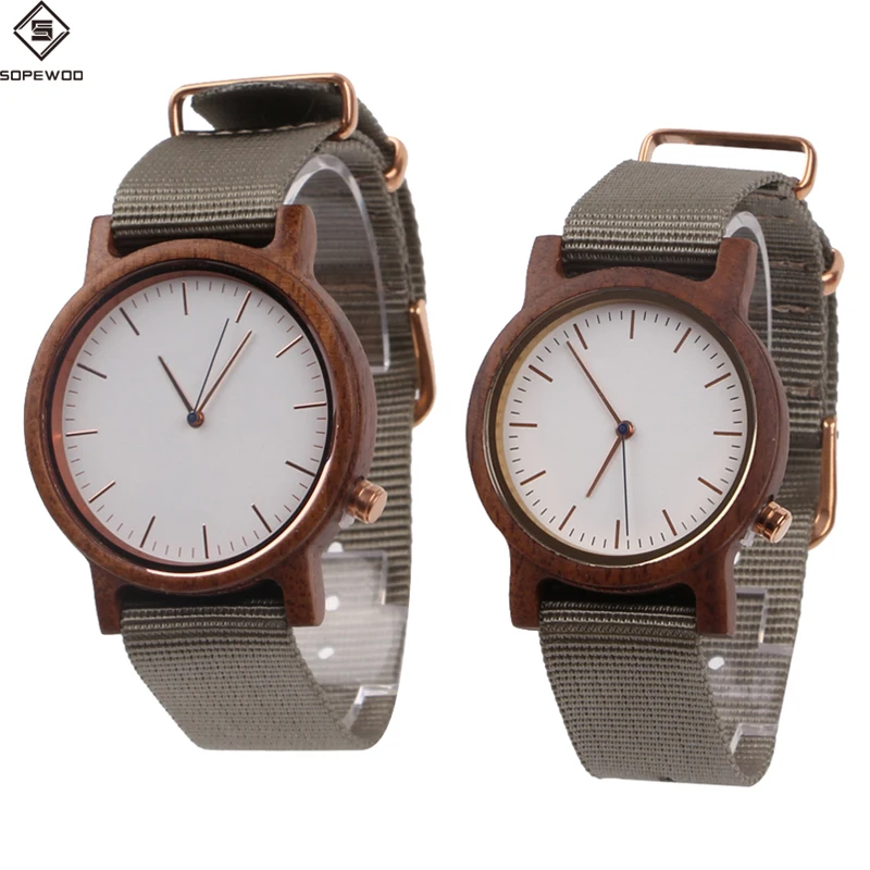 high quality fashion mens women branded custom logo wholesale wooden wrist watch