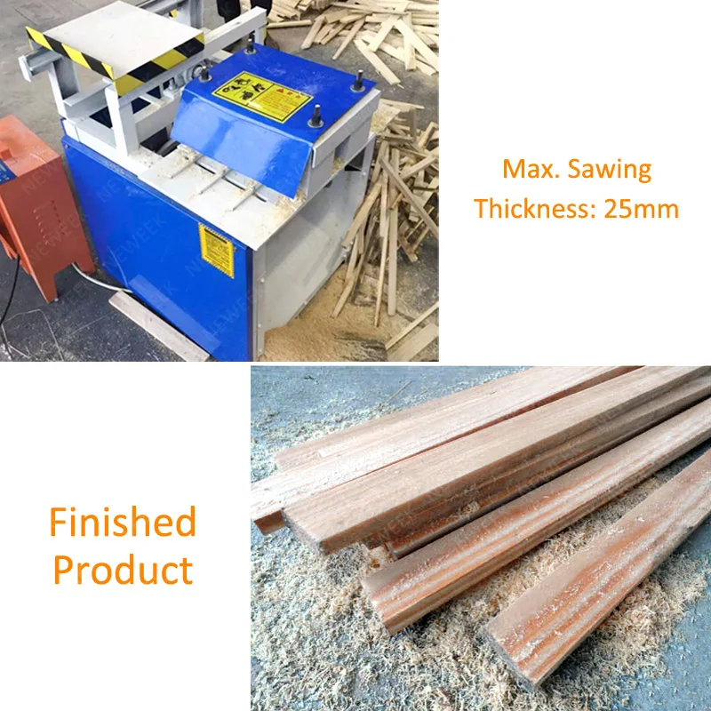 NEWEEK sawing width 20-50 mm board plywood trimming wood edger saw